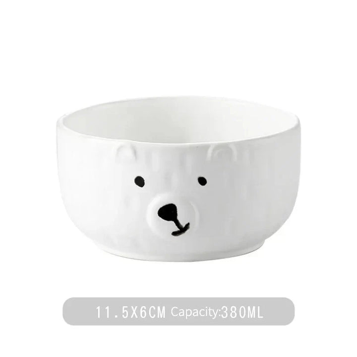 BowLift | Adorable Polar Bear Ceramic Dinnerware Set - PolarJoy