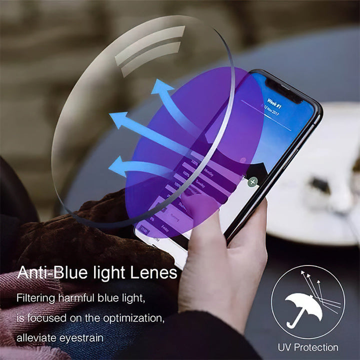 BowLift | Advanced Anti-Blue Light Multifocal Reading Glasses - SapphireView