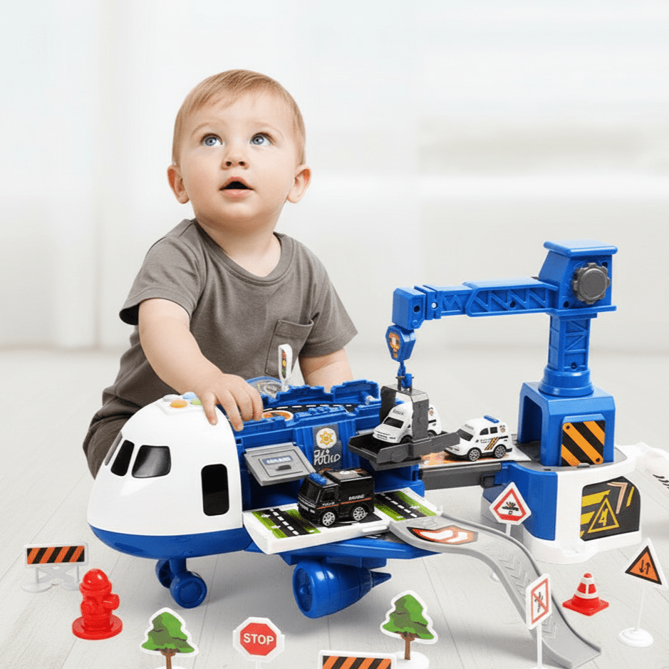 BowLift | Adventure Airplane & Vehicle Toy Set | Durable, Non-Toxic & Educational Play for Kids