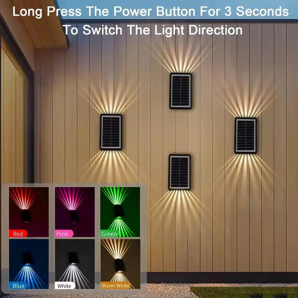 Solar Wall Light — Create a magical atmosphere and attention without cable clutter | Bowlift