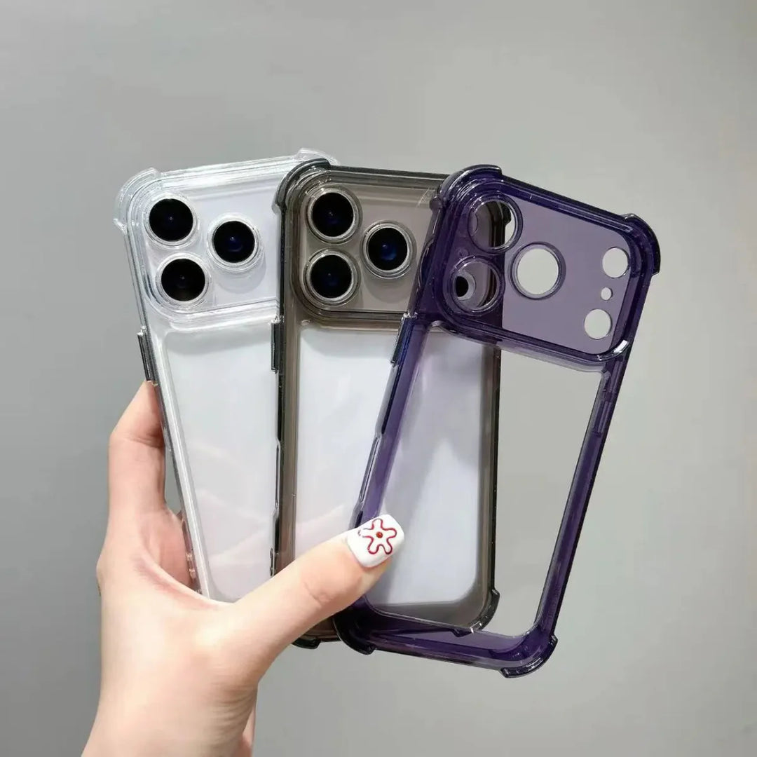 BowLift | AeroGuard – Shockproof Transparent Bumper Case for iPhone 11-17