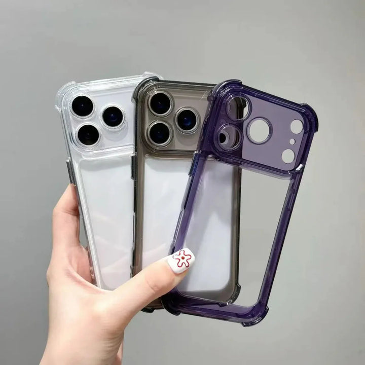 BowLift | AeroGuard – Shockproof Transparent Bumper Case for iPhone 11-17