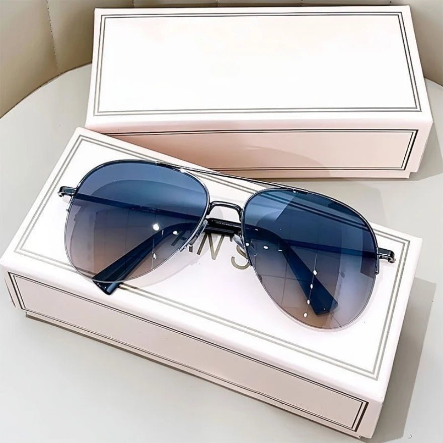 BowLift | AEROVIEW SHADES – Gradient Pilot Sunglasses with UV400 Protection for Men