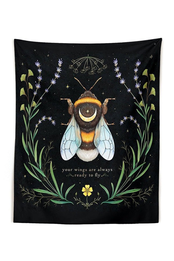 Girl Art Wall Tapestry | Bowlift