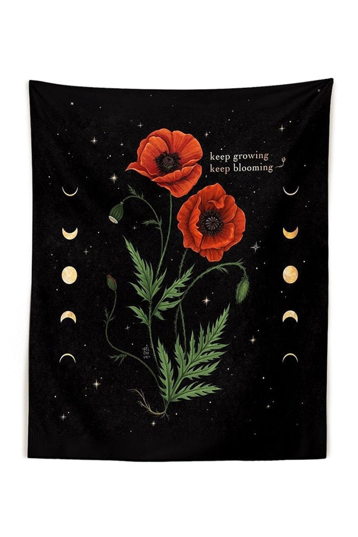 Girl Art Wall Tapestry | Bowlift