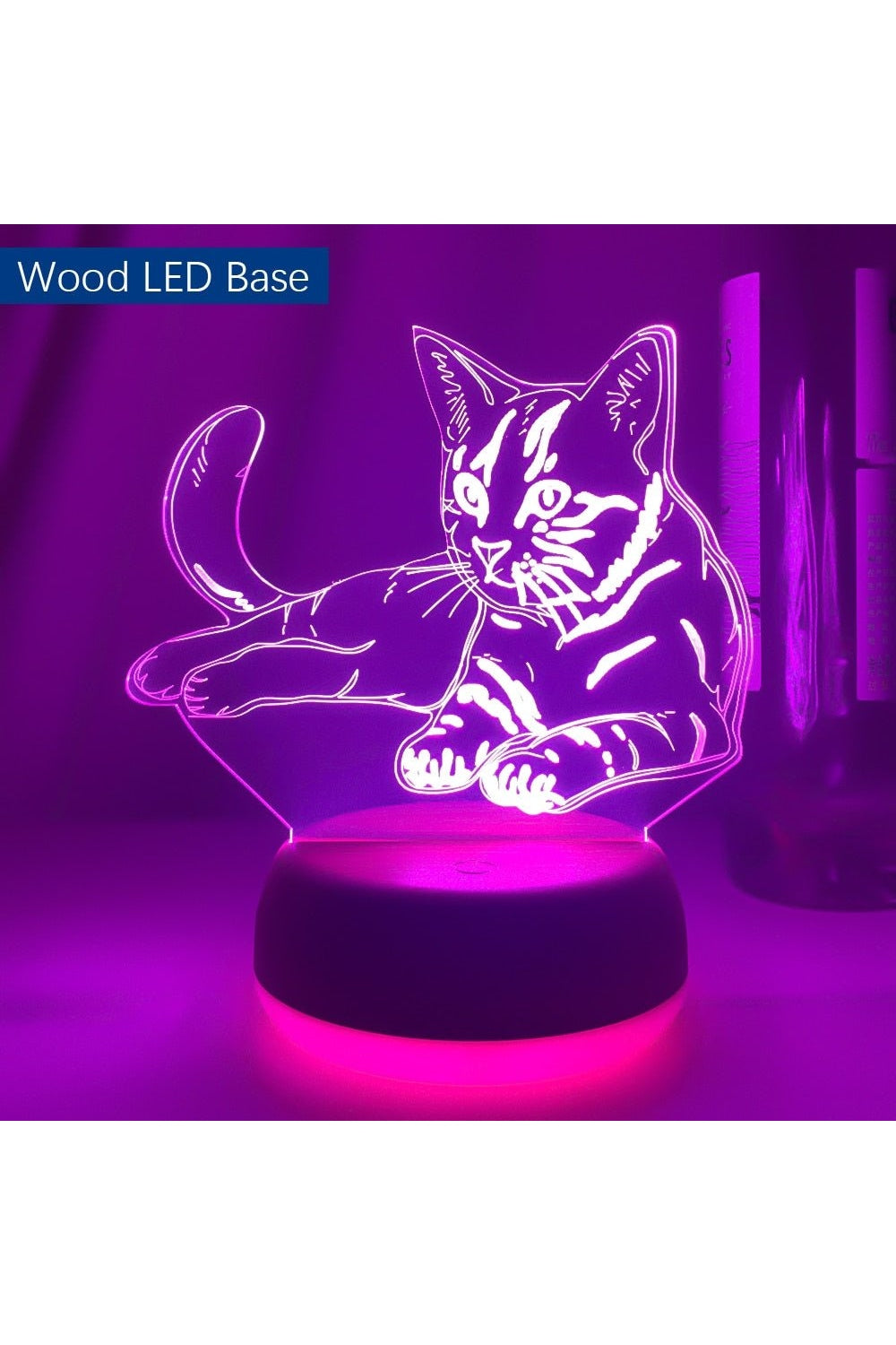 shaped ambient night light | Bowlift
