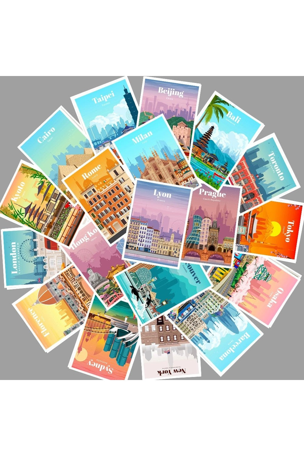 Landscape Sticker Set | Bowlift