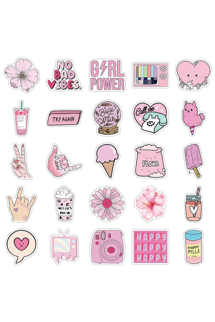 pink humor stickers | Bowlift