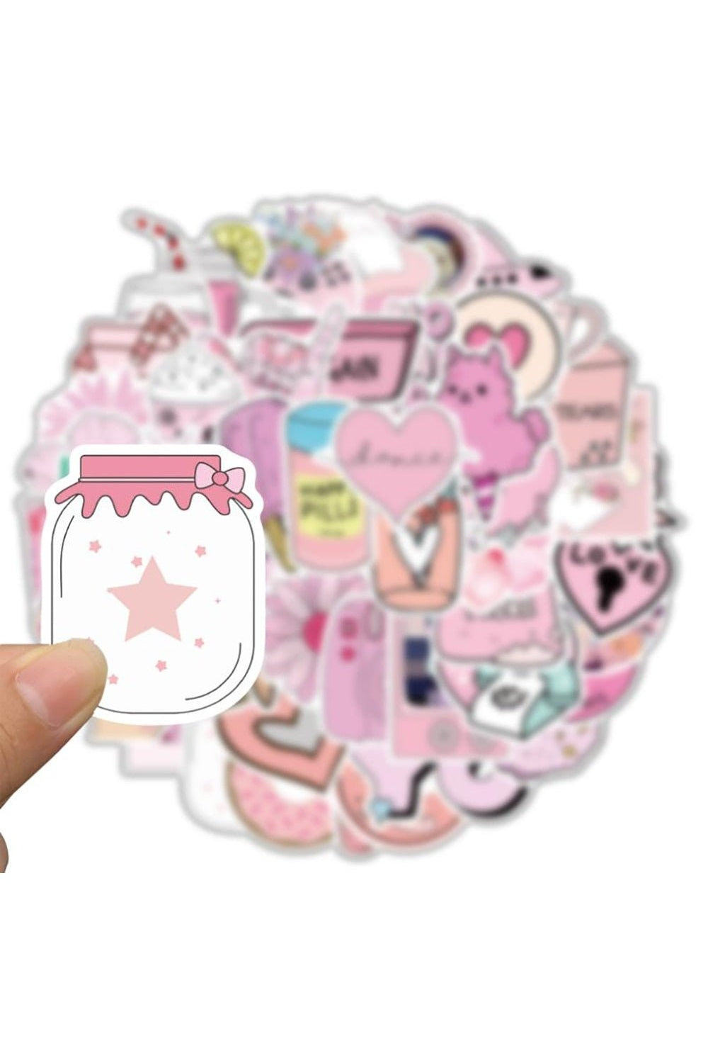 pink humor stickers | Bowlift