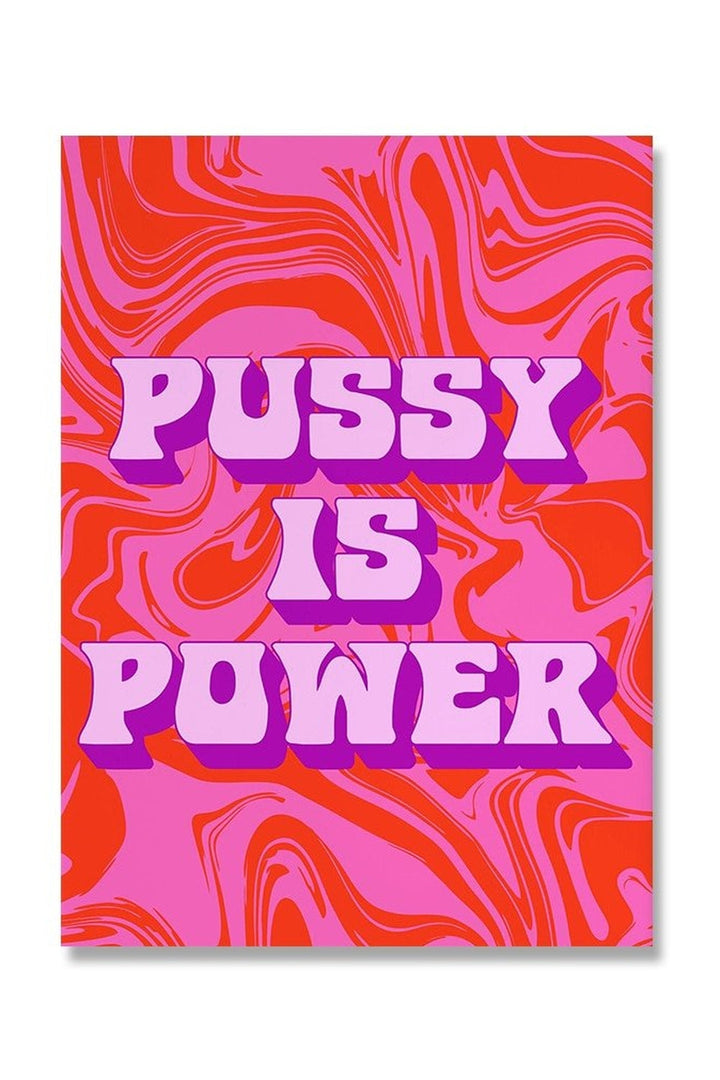 Girl Power Canvas Art Poster | Bowlift