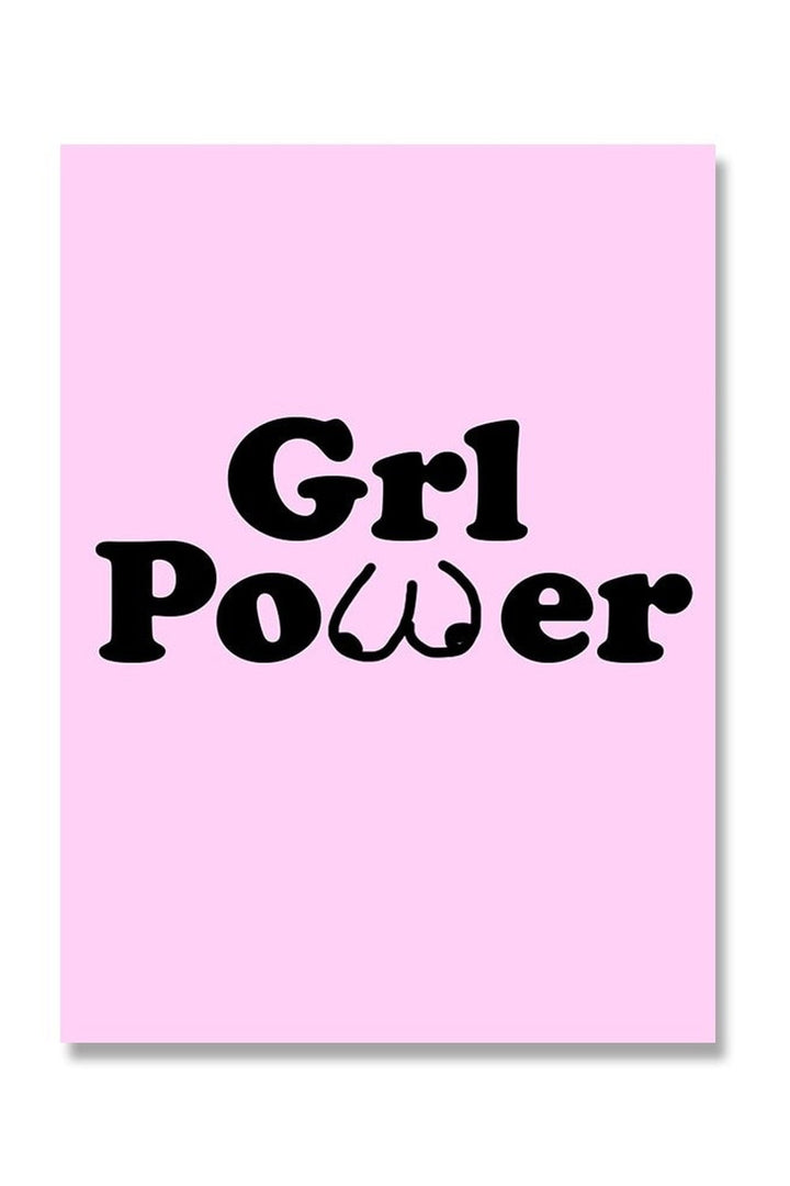 Girl Power Canvas Art Poster | Bowlift