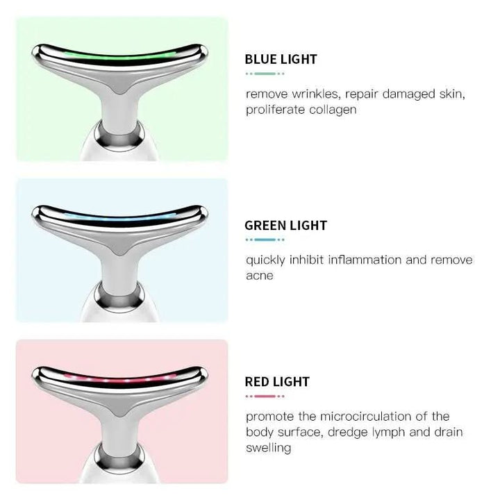 BowLift | 3-in-1 facial massager with light therapy, vibration & heat function