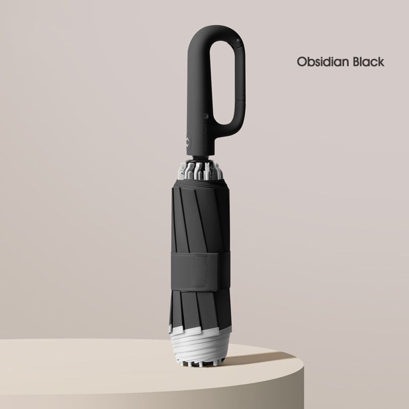 BowLift | Ring buckle umbrella, Reflective Safety Strip, Sturdy Windproof, Travel Portable