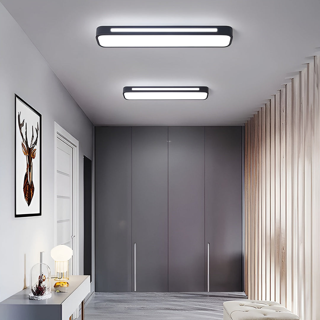 Rectangular Ceiling Light – Clear Lines & Modern Design | Perfect for Living Room and Dining Area | Bowlift