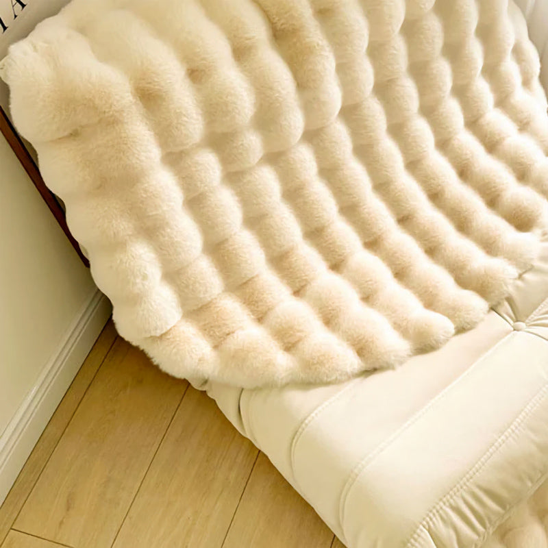 BowLift | Nordic Round Plush Floor Mat