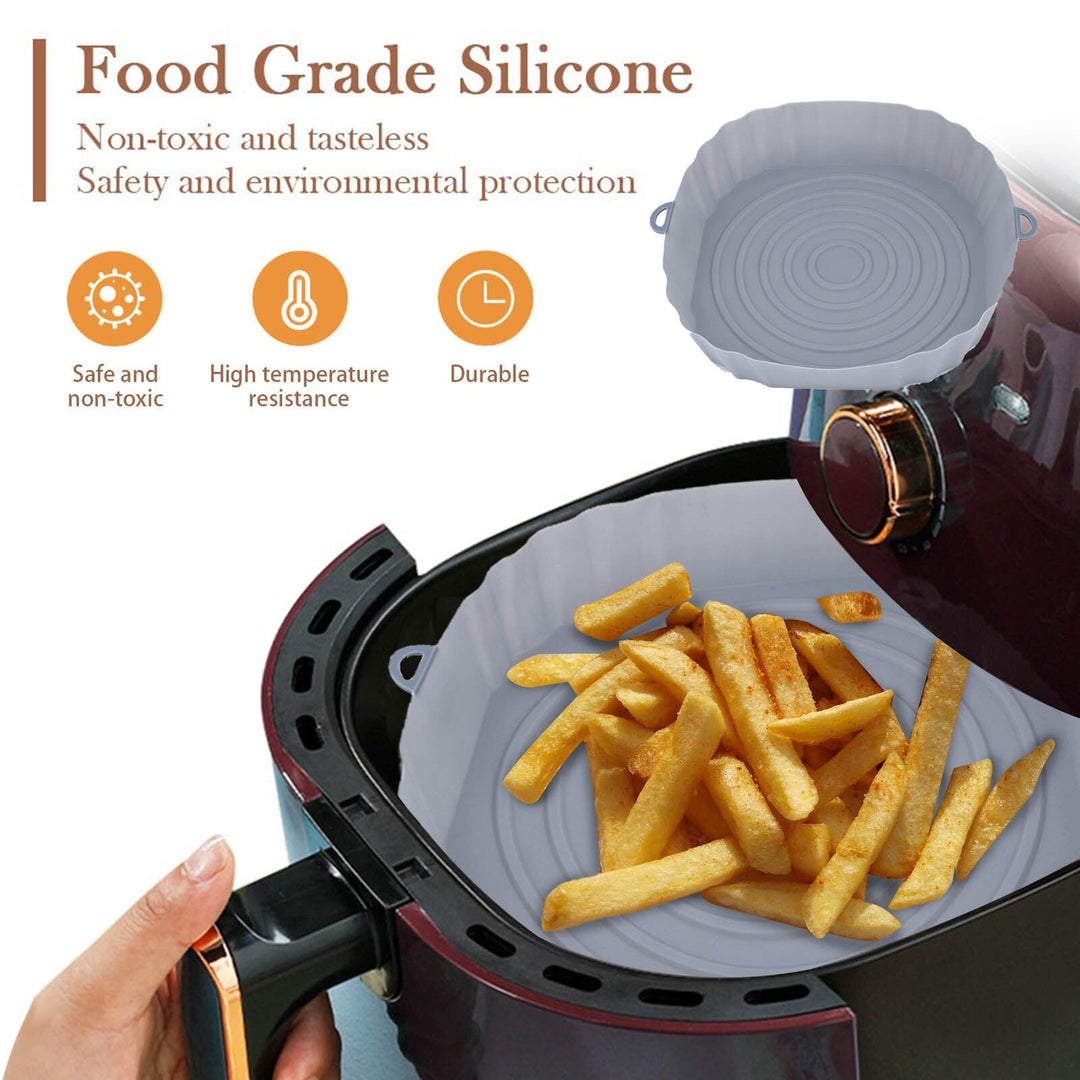Air Fryer Baking Tray Silicone Pot Nonstick Airfryer Baking Form | Bowlift