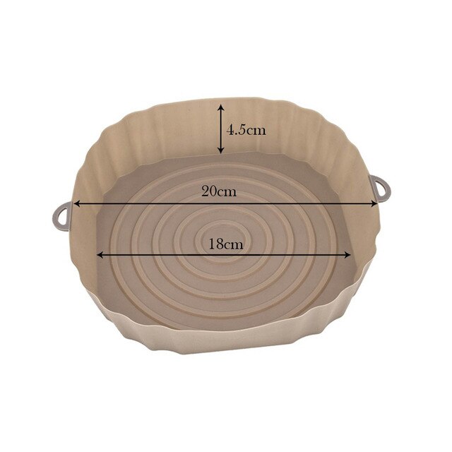 Air Fryer Baking Tray Silicone Pot Nonstick Airfryer Baking Form | Bowlift