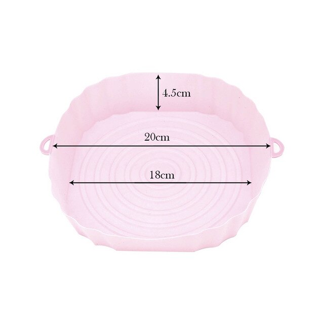Air Fryer Baking Tray Silicone Pot Nonstick Airfryer Baking Form | Bowlift