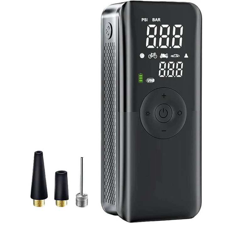 BowLift | AirGo Max – Portable Tire Inflator with Digital Display & 150 PSI Power