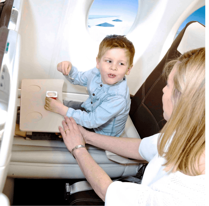 BowLift | CloudNap Travel Bed – Inflatable Plane Comfort for Kids