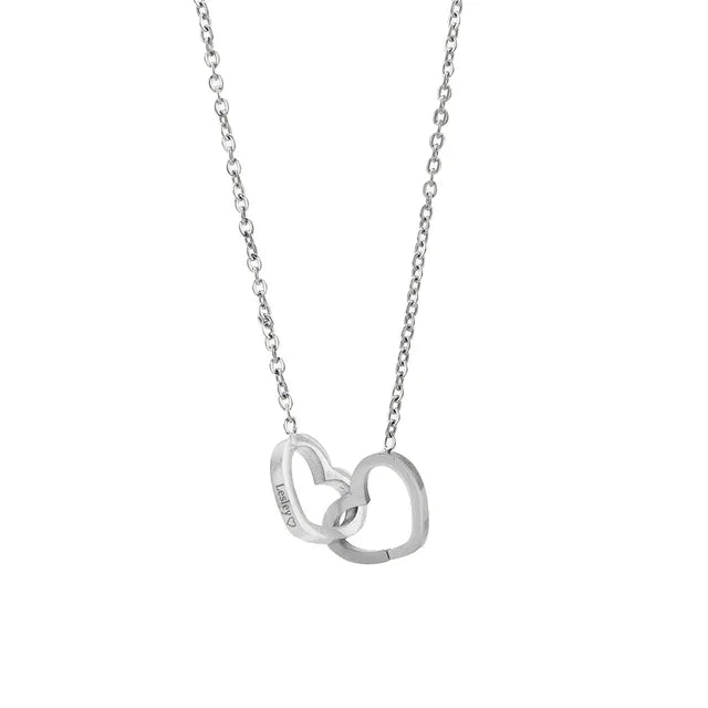 BowLift | Lunavia Jewelry Box with Eternal Rose and Heart Necklace – 14k White Gold & 18k Gold Finish