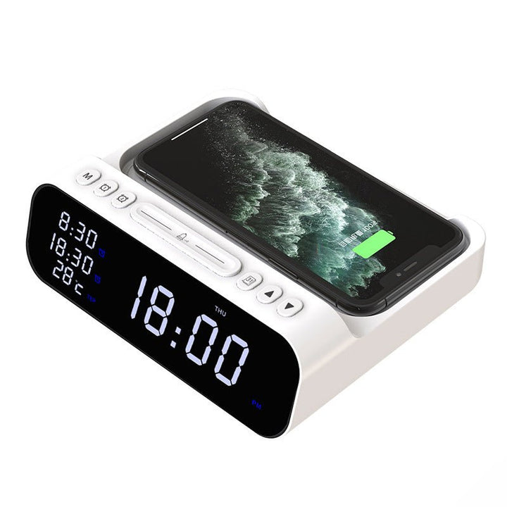 ChargeTime Pro – Digital alarm clock with wireless charging and large display Bowlift