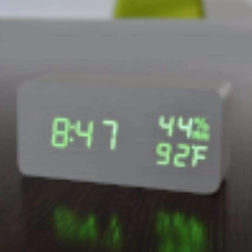 BowLift | LED Wooden Alarm Clock - Wooden Time For Your Morning