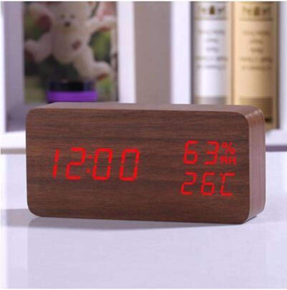 BowLift | LED Wooden Alarm Clock - Wooden Time For Your Morning