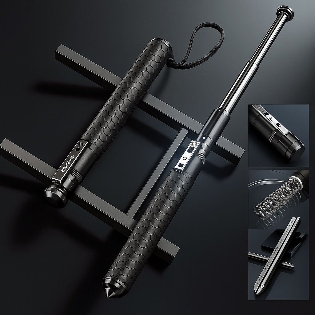 Automatic Self Defense Walking Stick with Stability Support