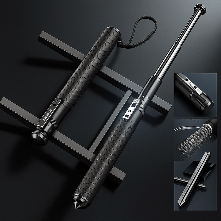 Automatic Self Defense Walking Stick with Stability Support