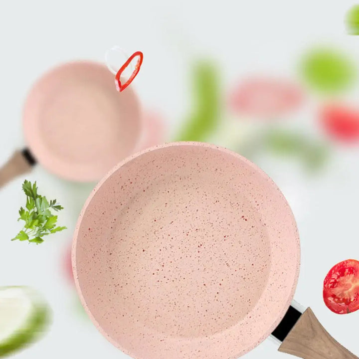 Aluminum Non stick Medical Stone Frying Pan Kitchen Pot Cookware | Bowlift