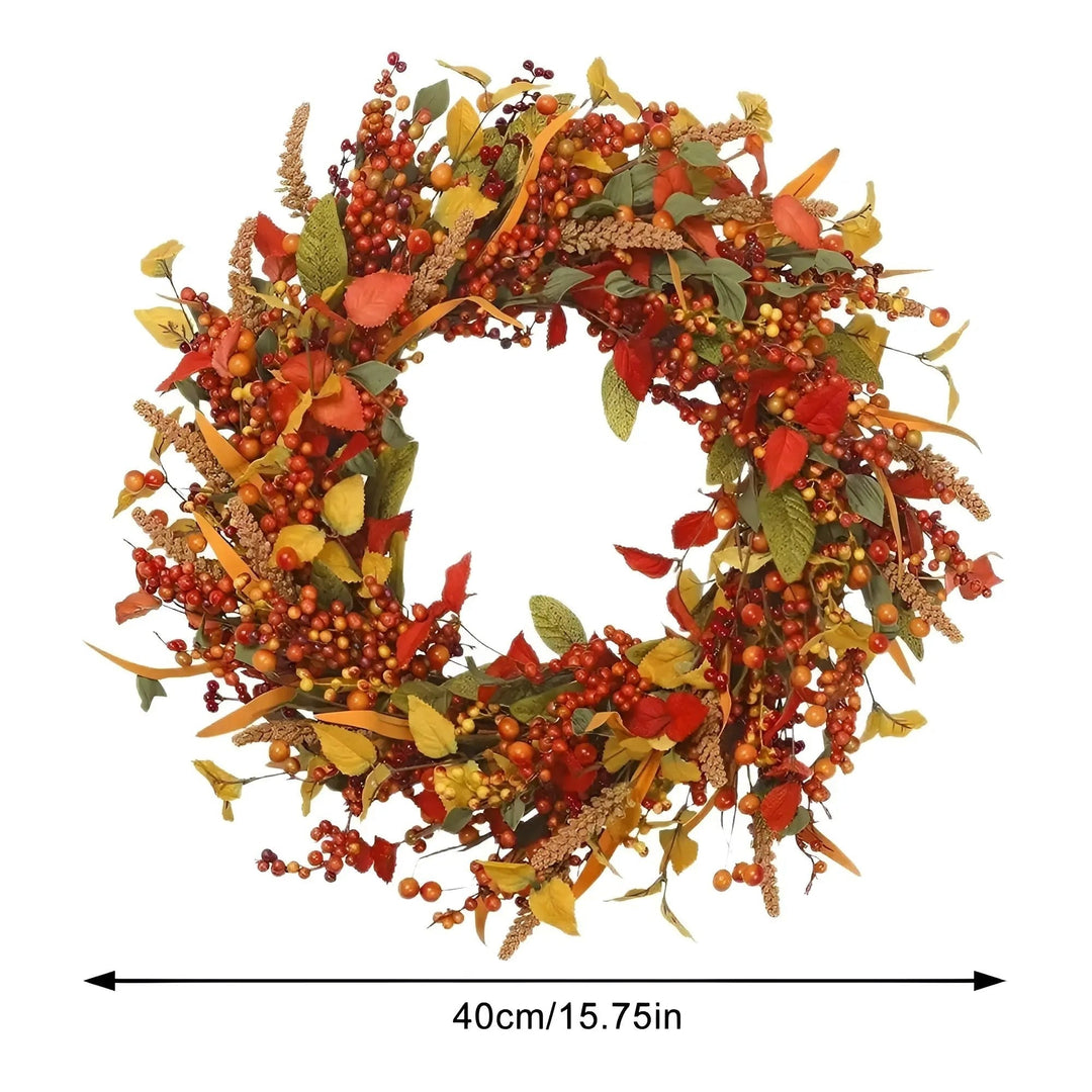 BowLift | AmberLeaf Autumn Rattan Wreath