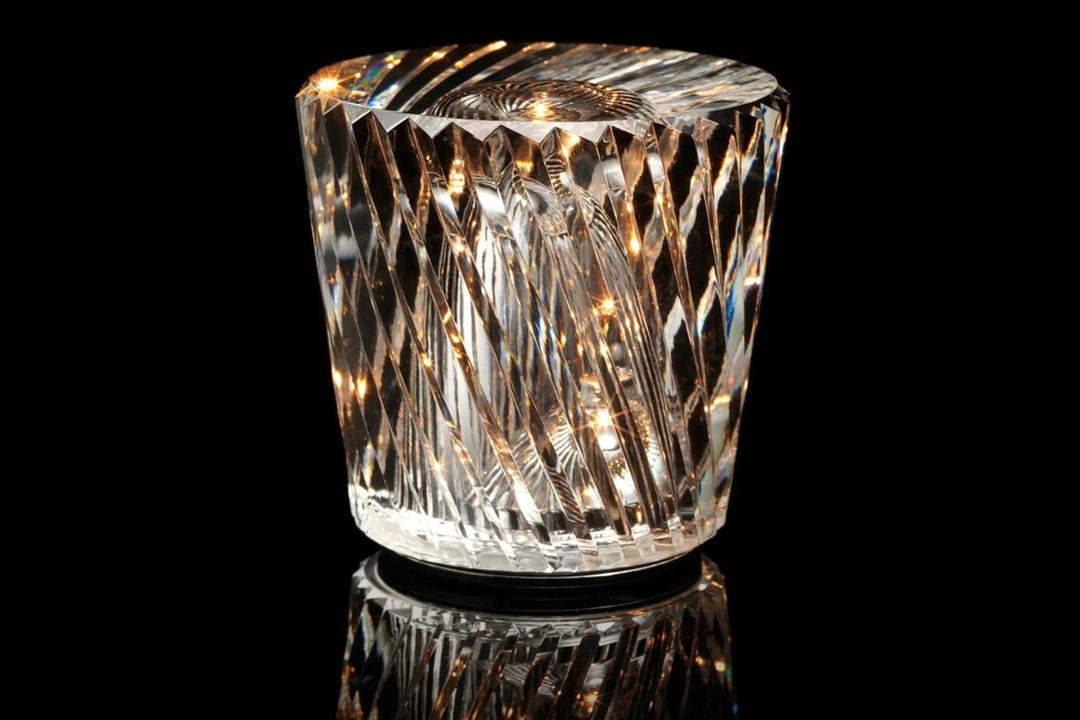 Luxury Rechargeable Diamond Crystal Table Lamp - Lumière Diamant | Bowlift
