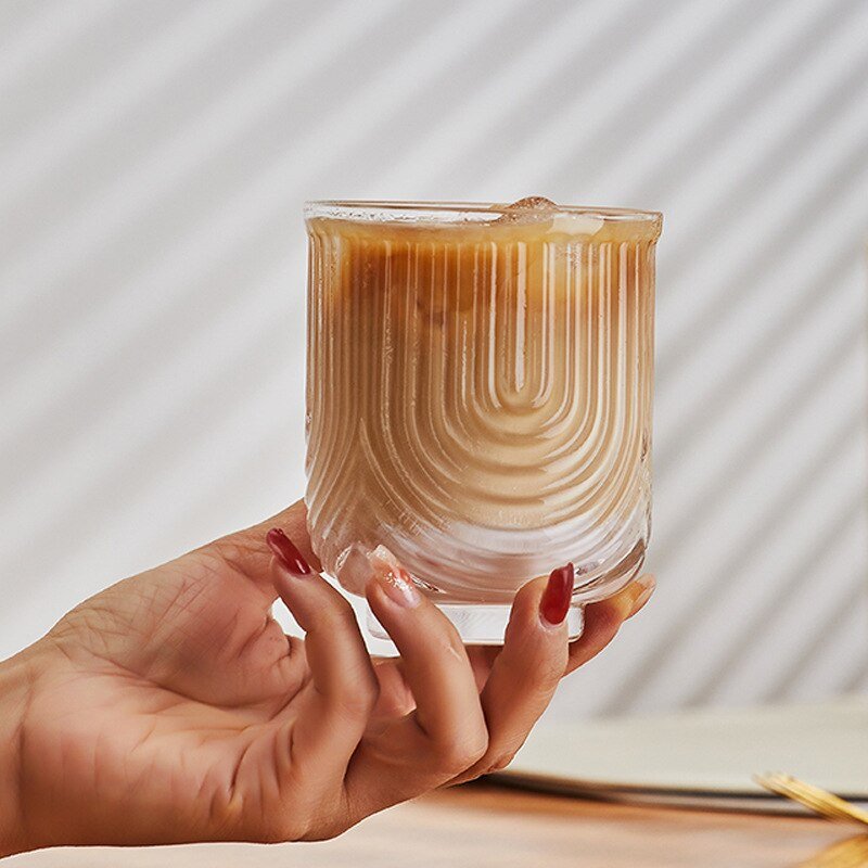 BowLift | American Ice Latte Glass Coffee Mug