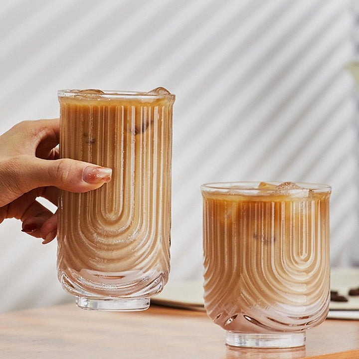 BowLift | American Ice Latte Glass Coffee Mug