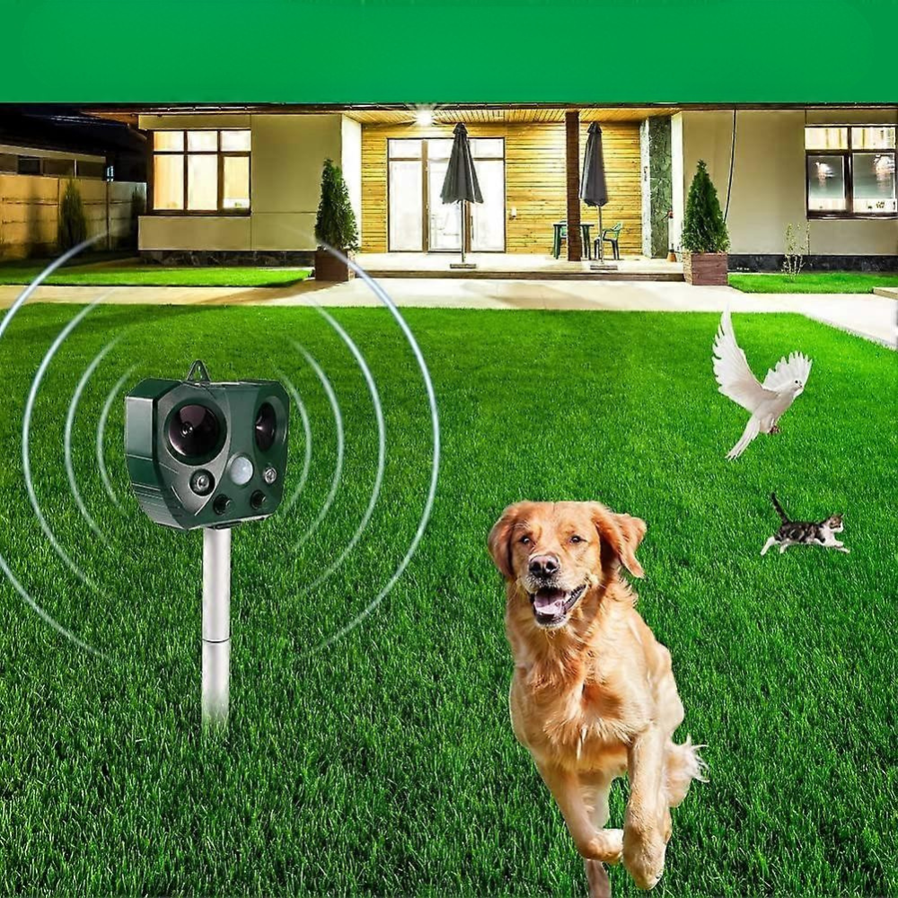BowLift | Solar Ultrasonic Outdoor Animal Deterrent