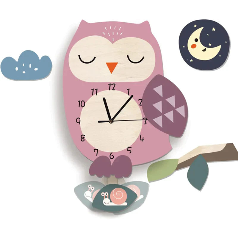 WildTime - Artistic Animal Wall Clock Bowlift