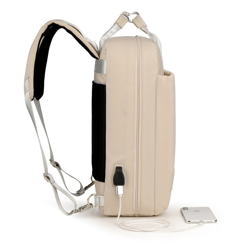 Secure Anti-Theft Backpack with Hidden Zippers and USB Charging | Bowlift