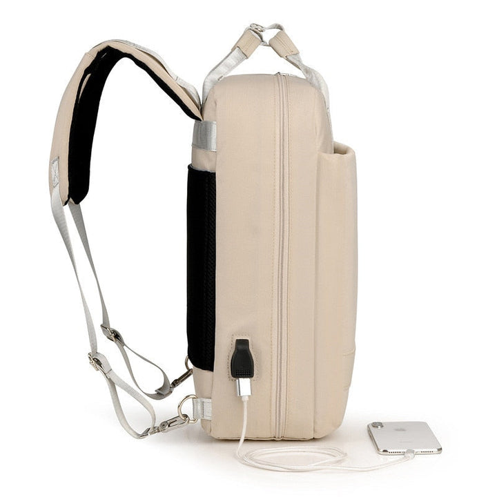 Secure Anti-Theft Backpack with Hidden Zippers and USB Charging | Bowlift