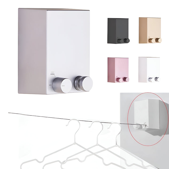 BreezeHold - Laundry Dryer Rope Wall Mount | Bowlift