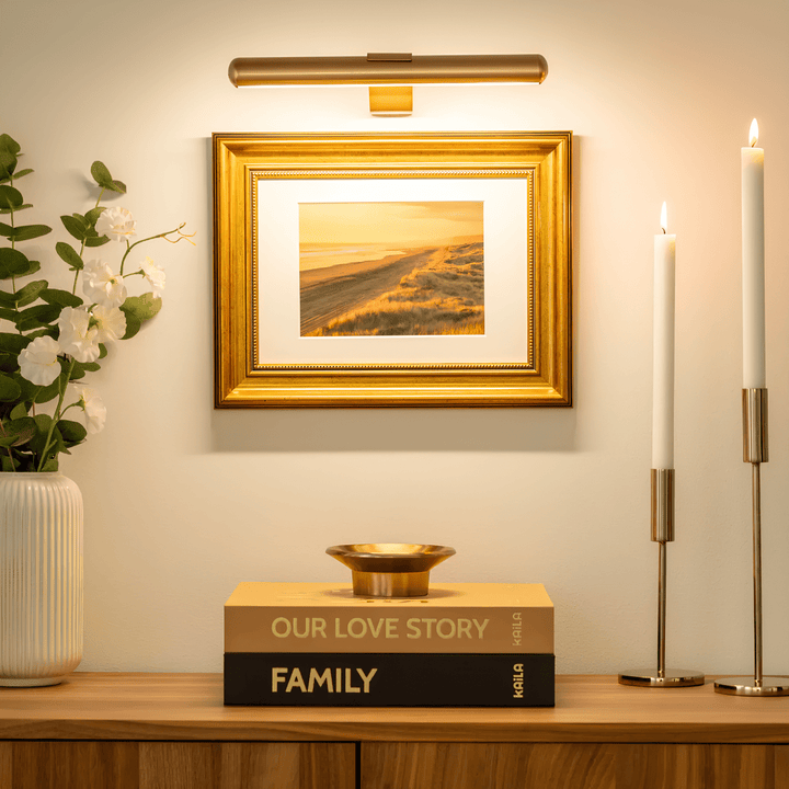 BowLift | ArtGlow LED Wall Lamp – Wireless Lighting for Art and Decoration