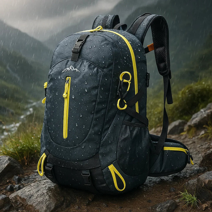 BowLift | 40L Waterproof Hiking Backpack with Multiple Compartments for Outdoor Adventures and Travel