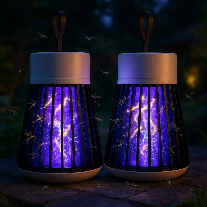 BowLift | Mosquito & Bug Killer Lamp - 2 Pack, UV Light Insect Trap for Indoor & Outdoor Use, Effective Pest Control Solution
