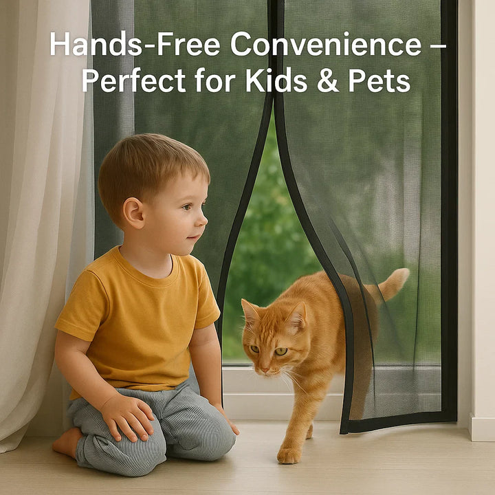 BowLift | Magnetic Mosquito Net for Windows - No-See-Um Mesh Insect Screen for Home Protection & Bug Prevention