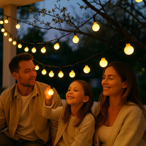 BowLift | Solar-powered fairy lights for outdoor use