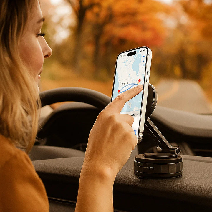 BowLift | Magnetic Suction Cup - Extendable 360° Phone Holder with Vacuum Seal