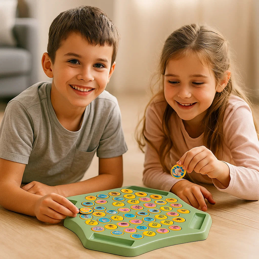 BowLift | Animal Coin Memory Game Board