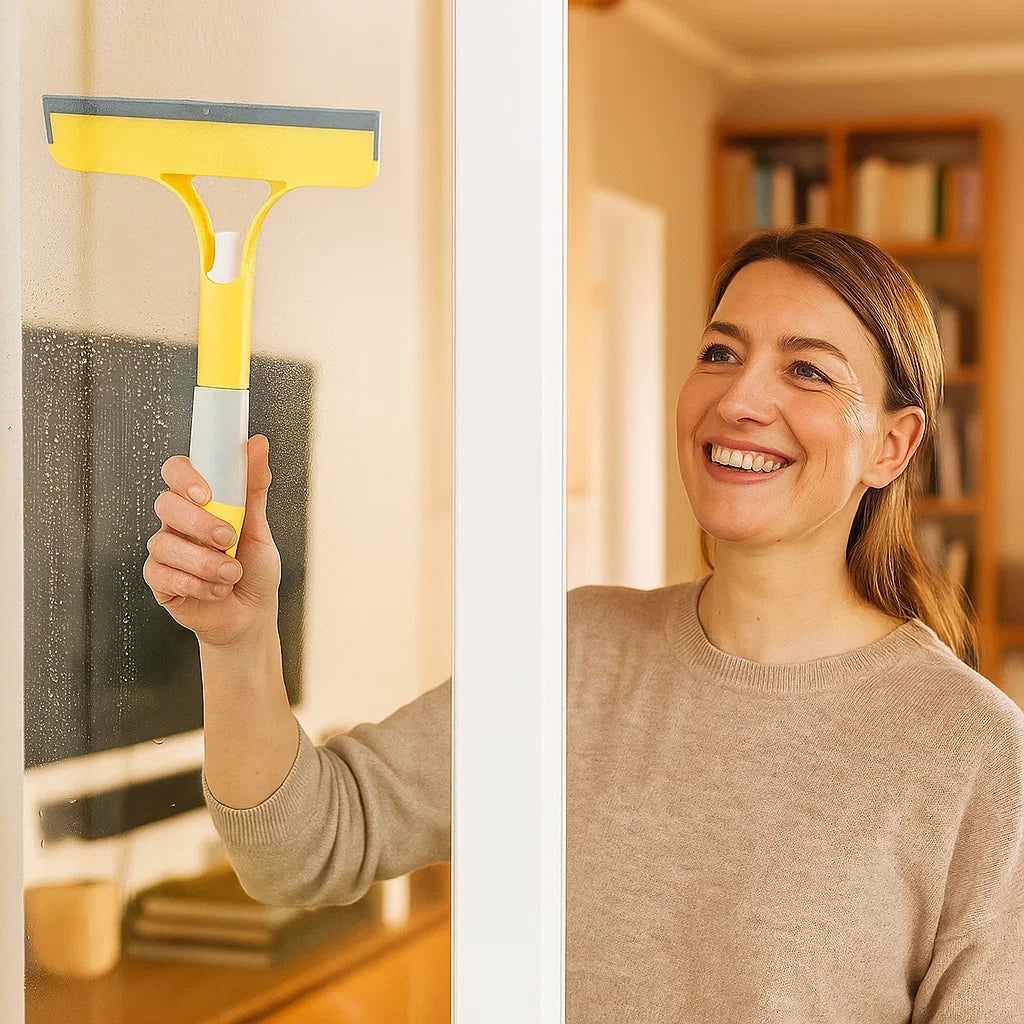 BowLift | 3in1 Multifunction Glass Cleaning Stick