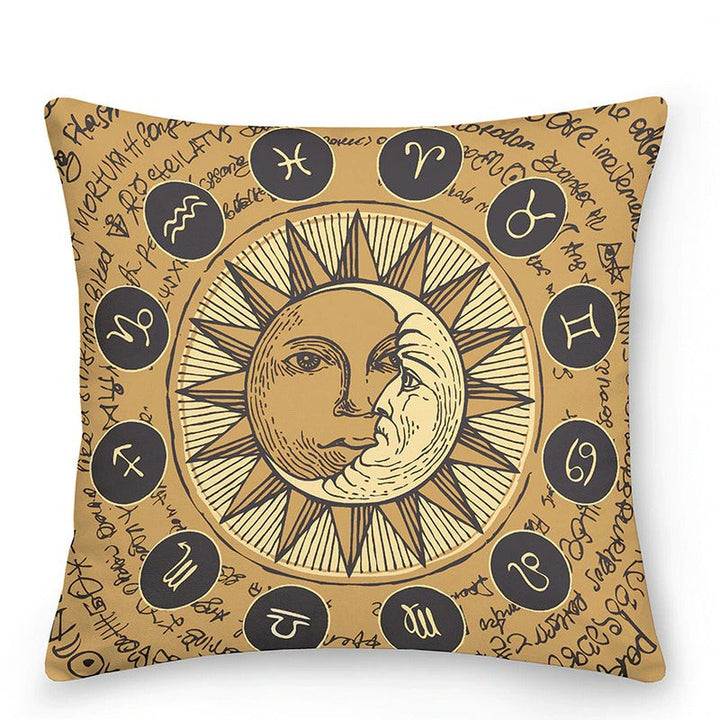 BowLift | Decorative cushions with Sun and Moon in Astrological Style