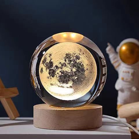 BowLift | AURASHINE – 3D LED Crystal Lamp for Dreamy Night Ambiance